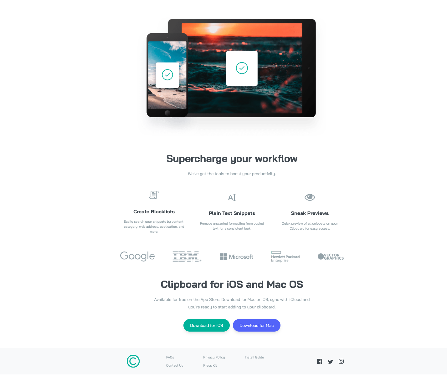 Responsive Landing Page 'FlowNote'